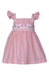 Gerson & Gerson Flamingo Smocked Sundress