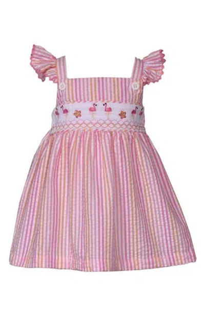 Gerson & Gerson Babies'  Flamingo Smocked Sundress