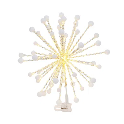 Gerson Company Lighted Starburst Tree Topper In Gold