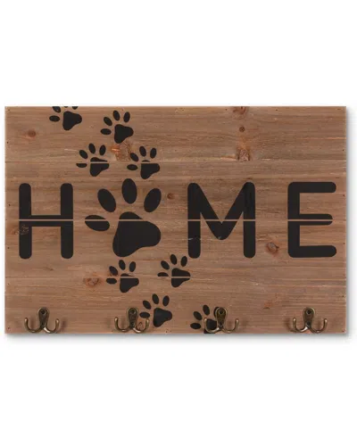 Gerson International 21in L Wooden Pet Themed Home Wall Art With Hang In Brown