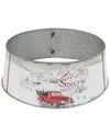 Gerson International 27.75-in L Metal Holiday Design Tree Collar K/d C In White