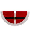 Gerson International 48-in H Santa Tree Skirt In Red
