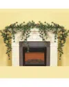 Gerson International 6ft Snowy Ming Pine Garland