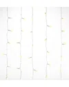 Gerson International Everlasting Glow 5.9ft Electric Led Firecracker Curtain Warm White Lights In White