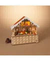 GERSON INTERNATIONAL WOOD HOLIDAY SCENE ADVENT CALENDAR