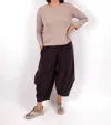 Gerties Full Ankle Wide Leg Pants In Black Pearl