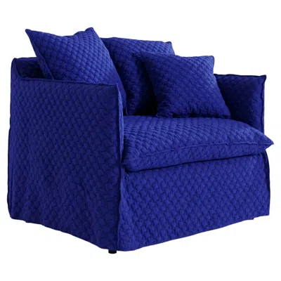 Pre-owned Gervasoni Armchair Bed  Ghost 11 Design Paola Navone – 3d Blue