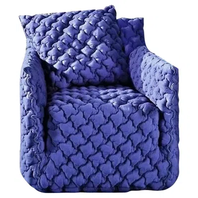 Pre-owned Gervasoni Armchair  Ghost 04 - Design Paola Navone In Purple