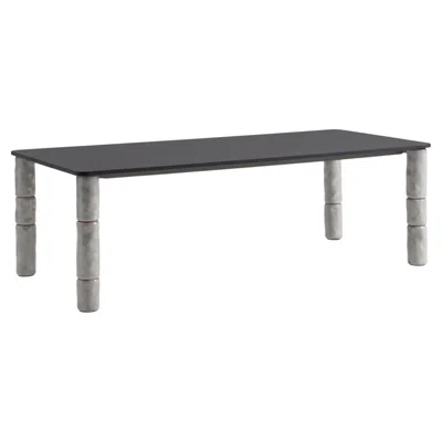 Pre-owned Gervasoni Brick 143 Rectangular Table Design Paola Navone - Lava Stone In Red