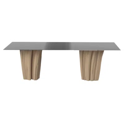 Pre-owned Gervasoni Brick 33 Rectangular Table – Design Paola Navone In Brown