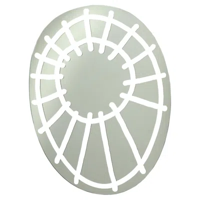 Pre-owned Gervasoni Brick 97 Wall Mirror In White Lacquered By Paola Navone