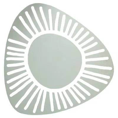 Pre-owned Gervasoni Brick 98 Wall Mirror In White Lacquered By Paola Navone
