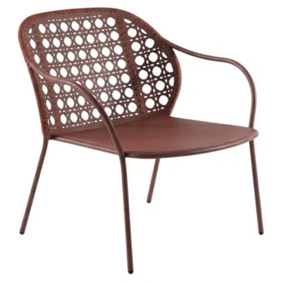 Pre-owned Gervasoni Brise 26 Lounge Armchair - Federica Biasi - Oxido In Brown