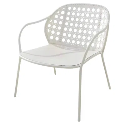 Pre-owned Gervasoni Brise 26 Lounge Armchair - Federica Biasi - Pearl In Brown