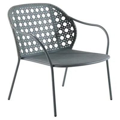 Pre-owned Gervasoni Brise 26 Lounge Armchair - Federica Biasi - Slate In Gray
