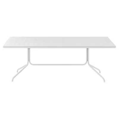 Pre-owned Gervasoni Brise 34 Outdoor Dining Table - Federica Biasi - Pearl In Gray