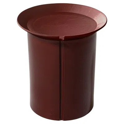 Pre-owned Gervasoni Brise 43 Round Side Table - Federica Biasi - Red