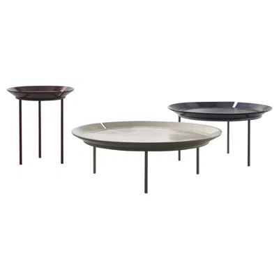 Pre-owned Gervasoni Brise 54 Coffee Table By Federica Biase In Gray