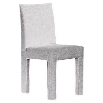 Pre-owned Gervasoni Chair  Ghost 123 Design Paola Navone - Grande Bouclé Calais In Gray