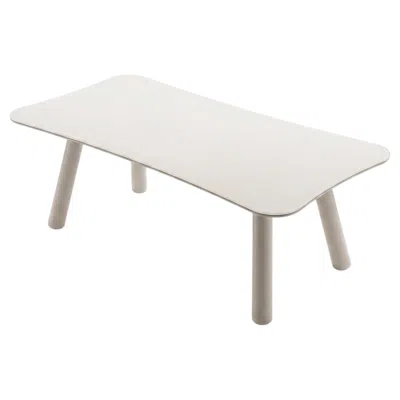 Pre-owned Gervasoni Club 134 Rectangular Table - Birch-stained Ash Legs - Ginger Glass Top In Brown
