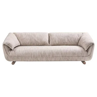 Pre-owned Gervasoni Club 14 Sofa Design Roberto Lazzeroni - Soil Sandy In Gray