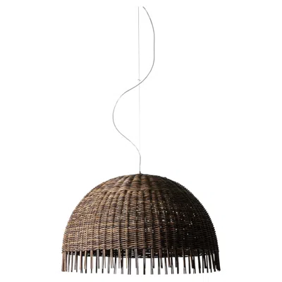 Pre-owned Gervasoni Croco 95 Pendant Lamp Ø 100 Cm 39.4 Inc – Design Paola Navone In Black
