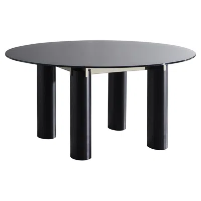 Pre-owned Gervasoni Daen 36 Round Table By Federico Peri In Black