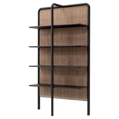 Pre-owned Gervasoni Daen 72 Bookshelf - Blueberry/moreno – Design Federico Peri In Brown
