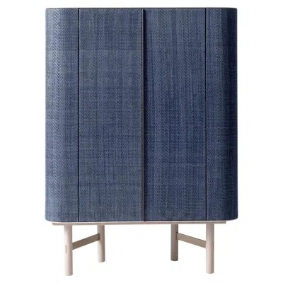 Pre-owned Gervasoni Daen 85 Sideboard - Azul/ginger – Design Federico Peri In Brown