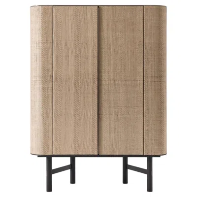 Pre-owned Gervasoni Daen 85 Sideboard - Blueberry/arena – Design Federico Peri In Brown