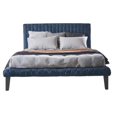 Pre-owned Gervasoni Dot Double Bed With Slatted Base 180 Cm (70.9 In) In Brown