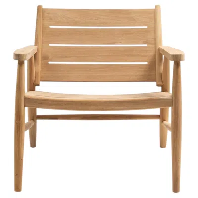 Pre-owned Gervasoni Eidos 26 Outdoor Lounge Armchair Design Gabriele & Oscar Buratti In Brown