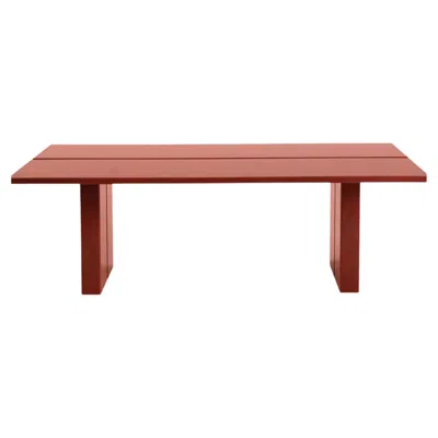 Pre-owned Gervasoni Eidos 33 Outdoor Dining Table - Gabriele & Oscar Buratti - Skyoxido In Brown