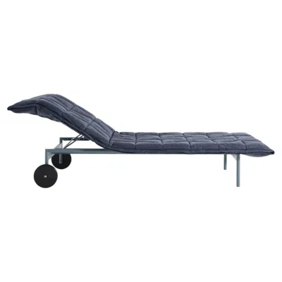 Pre-owned Gervasoni Flair 83 Sun Lounger Design Gabriele & Oscar Buratti - Daybed - Blue