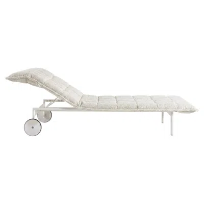Pre-owned Gervasoni Flair 83 Sun Lounger Design Gabriele & Oscar Buratti - Daybed - White