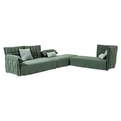 Pre-owned Gervasoni Flair Composition 5 Outdoor Sofa - Gabriele & Oscar Buratti In Gray