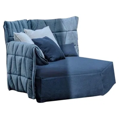 Pre-owned Gervasoni Flair Hexagonal Outdoor Sofa - Gabriele & Oscar Buratti In Blue
