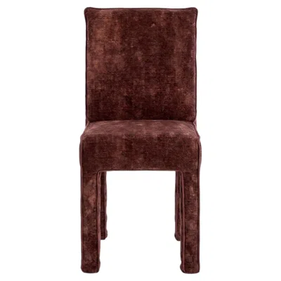 Pre-owned Gervasoni Ghost 123 - Upholstered Chair Design Paola Navone - Aurora In Brown