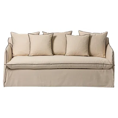 Pre-owned Gervasoni Ghost 15 Sofa Bed In Rene Upholstery By Paola Navone In Sand