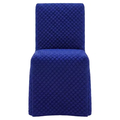 Pre-owned Gervasoni Ghost 23 – Upholstered Chair Design Paola Navone - 3d Blu In Purple