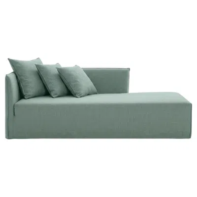 Pre-owned Gervasoni Ghost 30 L – Modular Sofa / Dormeuse (left Armrest) - Mint In Gray