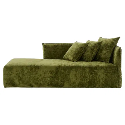 Pre-owned Gervasoni Ghost 30 R – Modular Sofa / Dormeuse (right Armrest) - Demetra In Brown