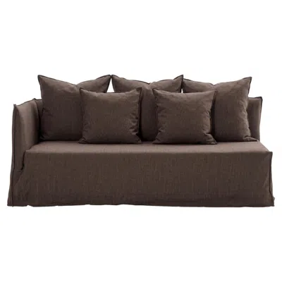 Pre-owned Gervasoni Ghost 31 L – Modular Sofa (left Armrest) - Mocha In Black