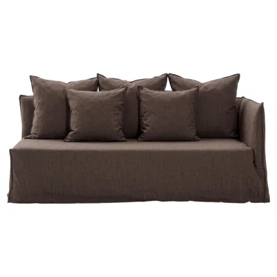 Pre-owned Gervasoni Ghost 31 R – Modular Sofa (right Armrest) - Mocha In Black