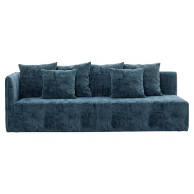 Pre-owned Gervasoni Ghost 32 L – Modular Sofa (left Armrest) - Poseidone In Black