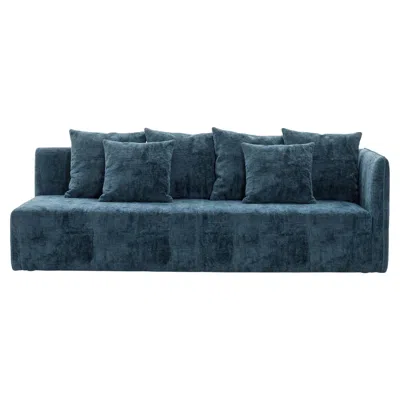Pre-owned Gervasoni Ghost 32 R – Modular Sofa (right Armrest) - Poseidone In Black
