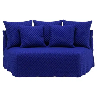 Pre-owned Gervasoni Ghost 34 – Curved Modular Element - 3d Blu In Purple