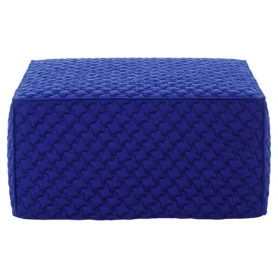 Pre-owned Gervasoni Ghost 36 P – Modular Square Pouf - 3d Blu In Purple