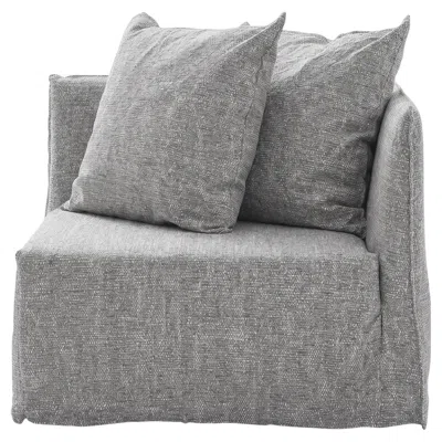 Pre-owned Gervasoni Ghost 37 – Corner / Terminal Modular Element - Heron In Gray