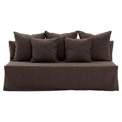 Pre-owned Gervasoni Ghost 38 – Modular Seating Element - Mocha In Black